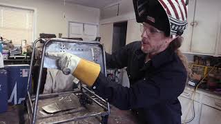 Building a Custom Aviator Chair for a Kitchen Island - Welding DIY Project