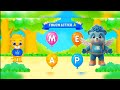 Touch the Letter! Fun ABC Game &amp; Vocabulary for Toddlers| phonics song for USA kids 