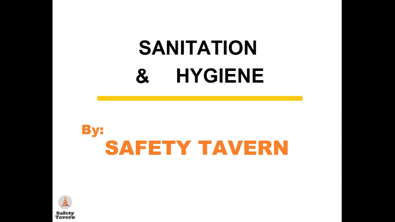 Sanitation & Hygiene 2020, OSHA 1926, Safety Tavern YouTube