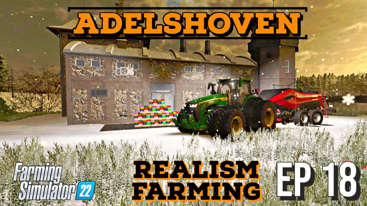 NEW FACILITIES AND EQUIPMENT!!  | Adelshoven | Realism Farming | Episode 18 | Farming Simulator 22