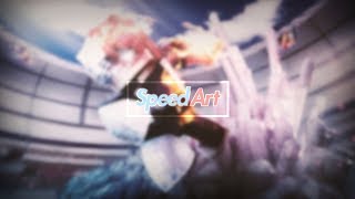 SpeedArt #5 | Wallpaper "Todoroki" - My Hero Academia | Jays screenshot 2
