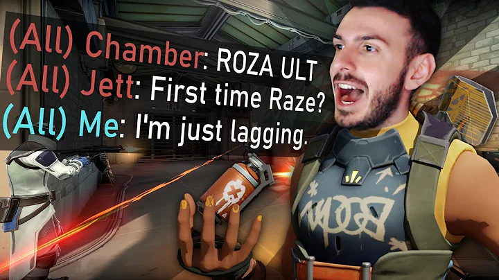 WHAT 0 HOURS ON RAZE LOOKS LIKE... | VALORANT | tarik