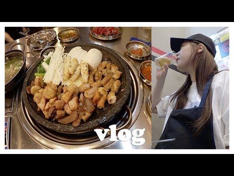 VLOG 🌿직장인이 금요일을 보내는 법 😎🍻Three times <strong>Fridays</strong> (+이벤트있어요)