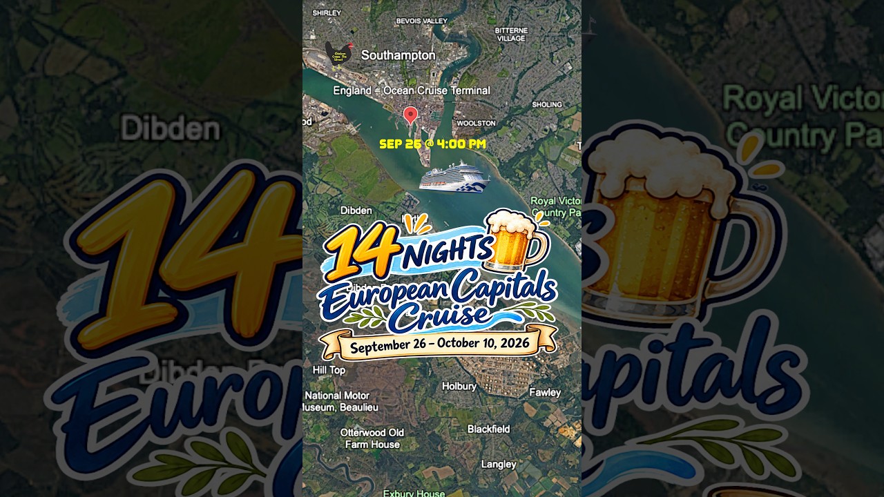 🚢 14 Nights, 9 Amazing Ports & One Unforgettable European Adventure! 🌍🍺