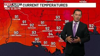 FIRST ALERT NOON FORECAST: Monday, August 17