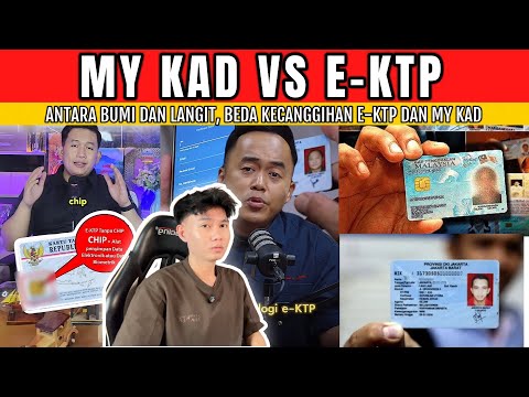 ANTARA BUMI DAN LANGIT ! BEDA KECANGGIHAN MY KAD VS E-KTP ! INDONESIA KETINGGALAN JAUH !