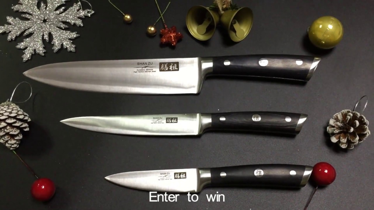 SHANZU CLASSIC series 3 PCS Professional German x50crmov15 Stainless