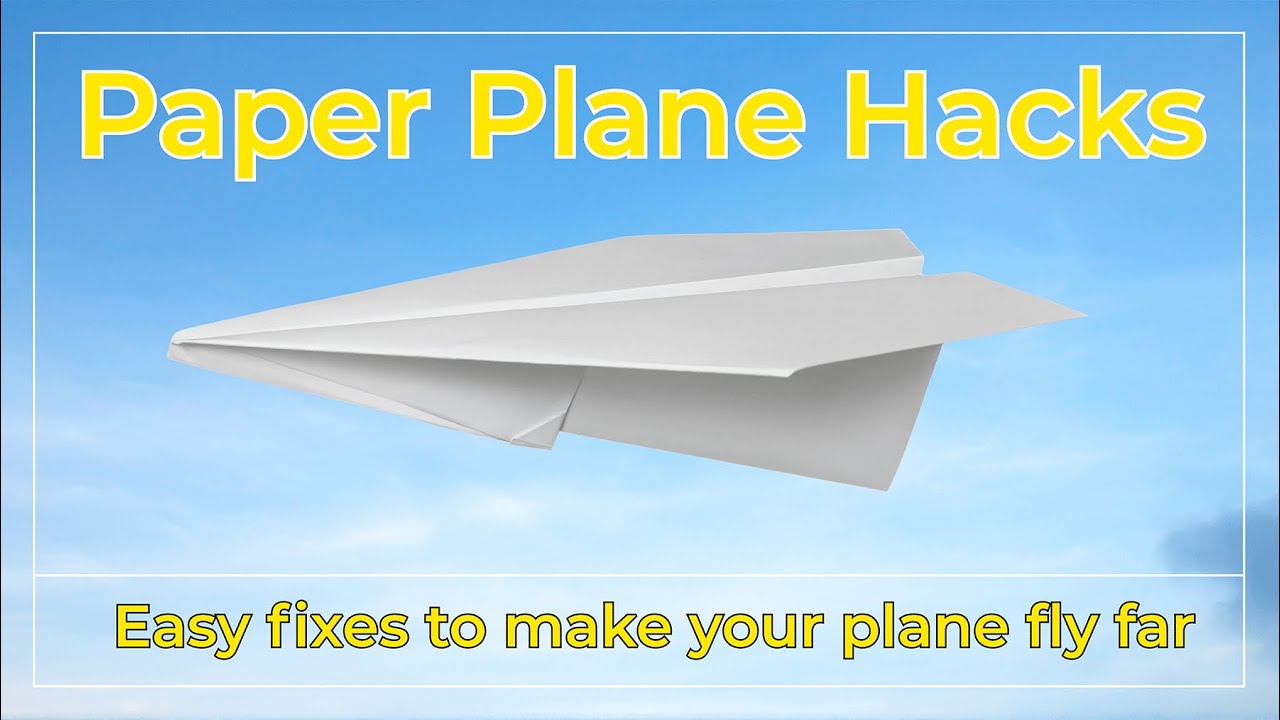 Make Your Paper Plane Fly Better With Easy Fixes