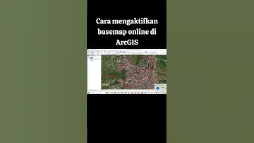 cara mengaktifkan basemap online di ArcGIS