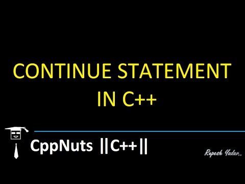 Continue Statement In C & C++
