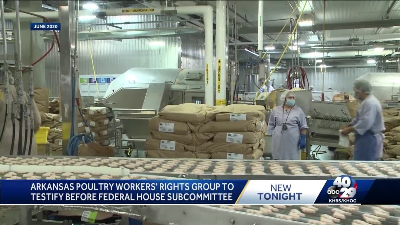 Arkansas poultry workers' rights group to testify before federal House Subcommittee Wednesday
