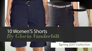 10 Women'S Shorts By Gloria Vanderbilt Spring 2017 Collection