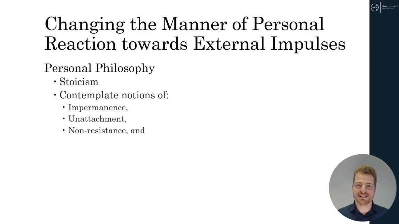 Bonus Section - Changing How You React to External Stressors (S7, S7)
