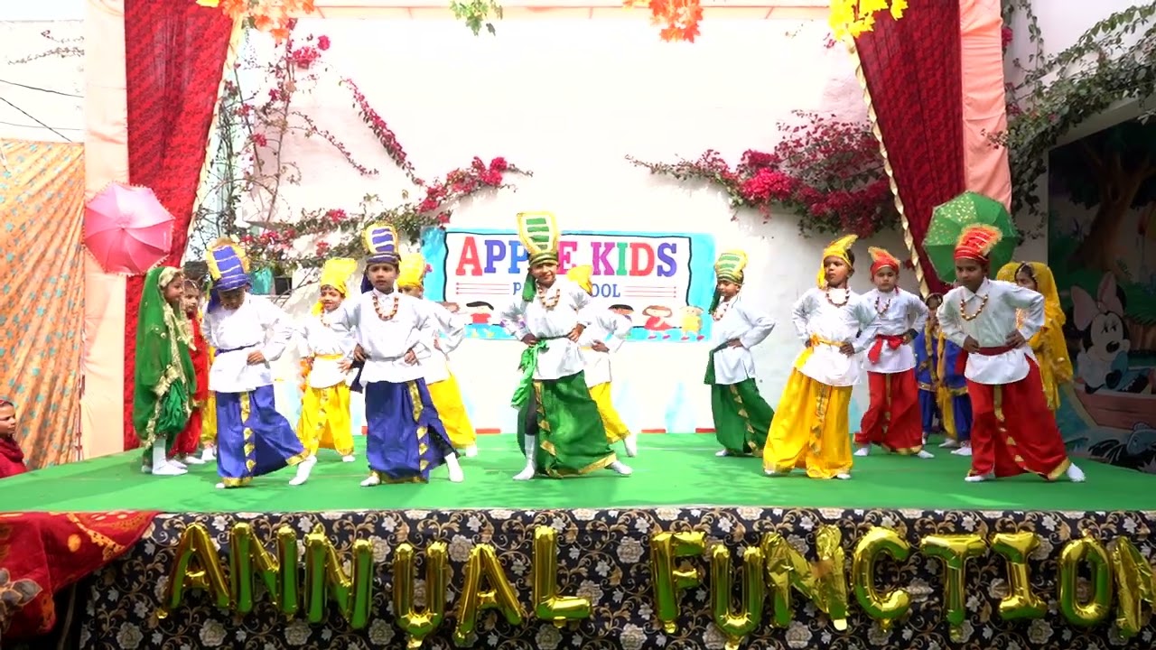 Best Punjabi Bhangra I Apple Kids Play School Hisar I