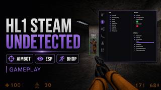 Half-Life 1 Steam Undetected Cheat (Aimbot/Silent, ESP, BHOP) | Gameplay