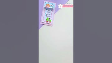 DIY NOTEPAD / How to make cute note notepad / PAPER CRAFT / how to make notebook / #shorts