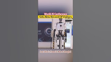 World Al Conference Sets New Record Of Visitors #fyp #fypシ #sci #ai #shanghai