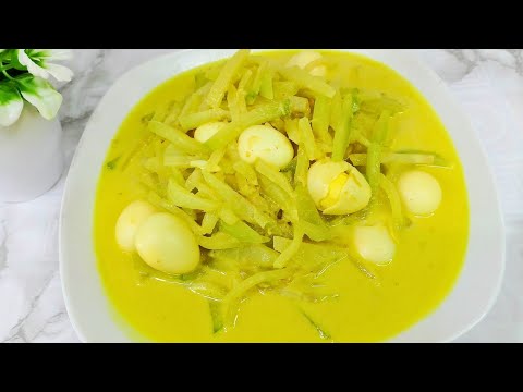 Resep Lodeh Labu Siam Telur Puyuh