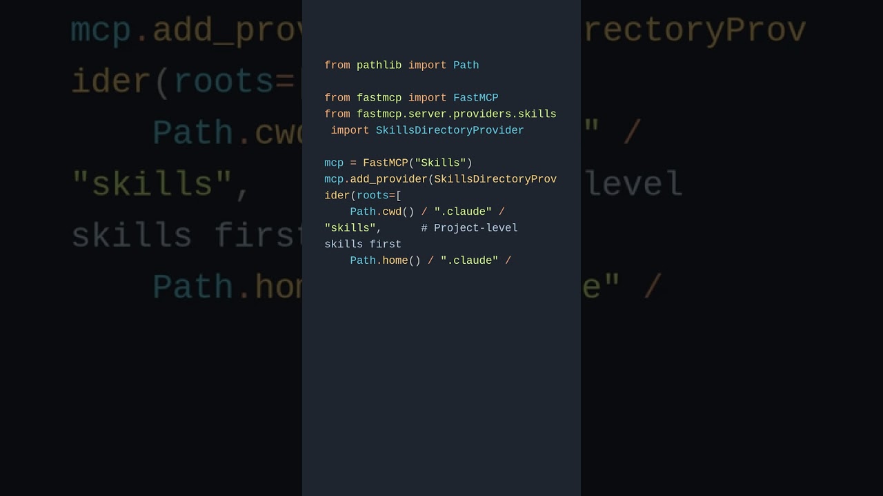 FastMCP Skills Provider Configuration - Part 5/12