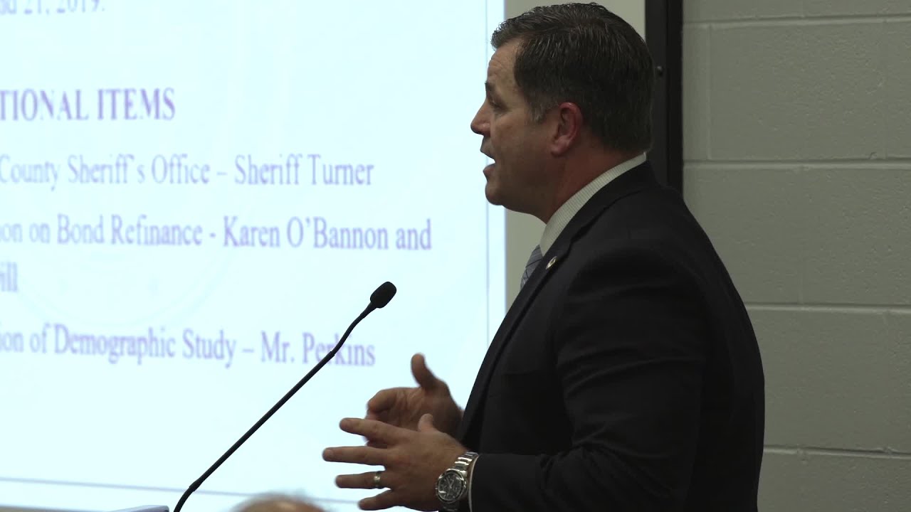 Madison County Sheriff Kevin Turner talks about funding more SROs - YouTube