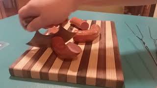 Alaskan Knife: Ulu Knife Cutting