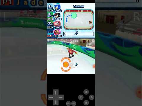 Mario And Sonic Winter Olympics Ds Dr Eggman Loses In Figure Skating