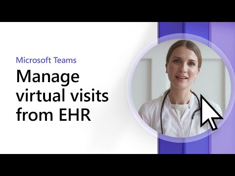 Manage virtual visits from the EHR portal