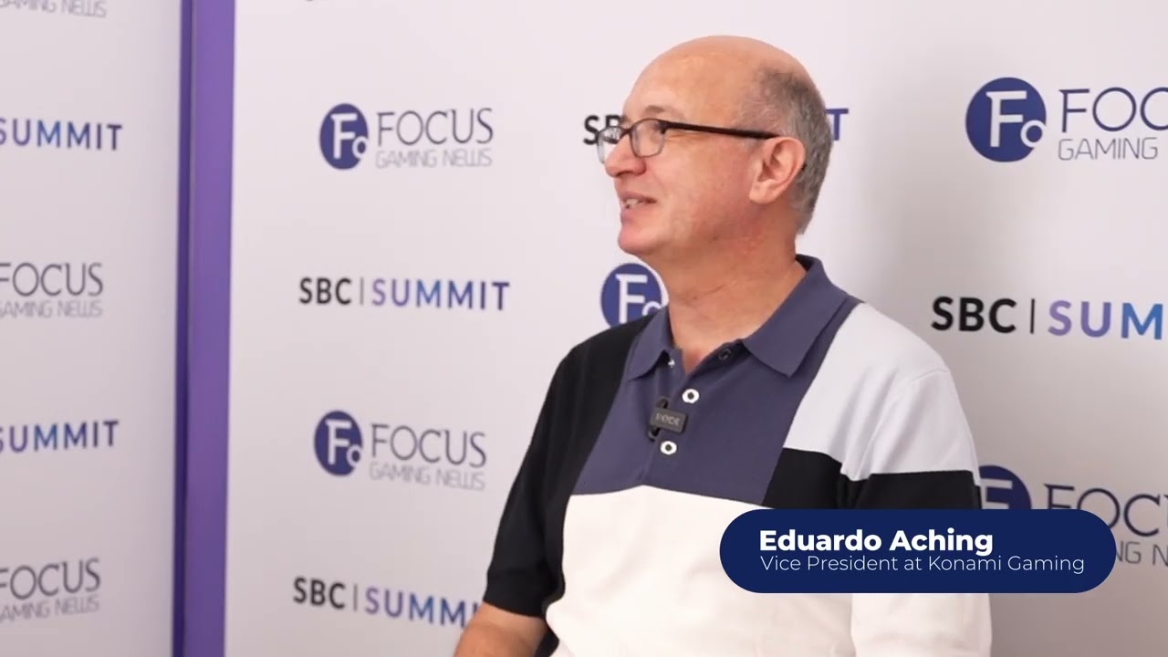 Focus Gaming News, SBC Summit Lisbon 2025: Interview with Eduardo Aching, VP at Konami Gaming