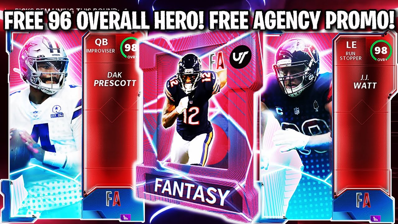 FREE 96 OVERALL HERO! FREE AGENCY PROMO! 98 DAK, WATT, AND MUCH MORE! | MADDEN 21 ULTIMATE TEAM