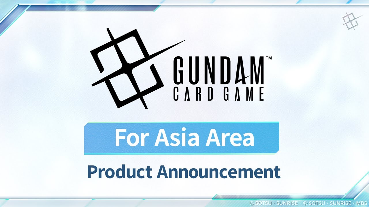For_Asia_Area】「GUNDAM CARD GAME」 Product Announcement - YouTube