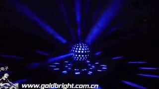 3x15W RGB 3 in 1 LED Magic Ball Disco DJ rotation sound active
