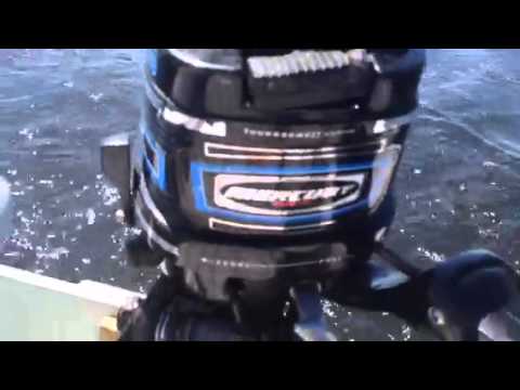 4.5hp Mercury outboard - YouTube