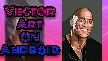 Dwayne Johnson - The Rock | Time Lapse Vector art On Android [INFINITE DESIGN]