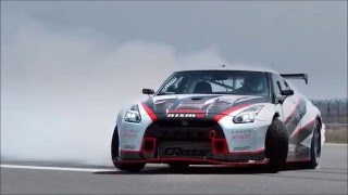 Nissan GTR. Абсолютный рекорд по дрифту! 300 км/ч! Drift GTR.