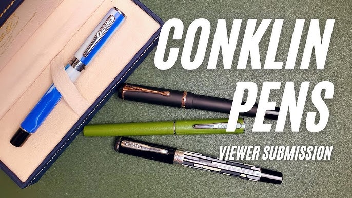 Conklin All American Fountain Pen - Limited Edition - Metal & Rainbow Stub