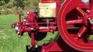 2hp Domestic Hit Miss Sideshaft Engine with Diaphragm Pump. Starting and Running