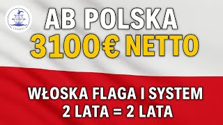 Ab Polska 3100 Netto Włoska Flaga I System 2 Lata 2 Lata 1444