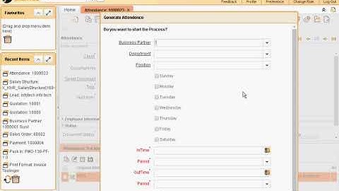 Konnect ERP   Attendance