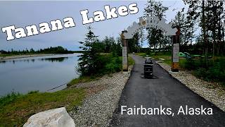 Back home in time for a picnic at Tanana Lakes, Fairbanks, Alaska