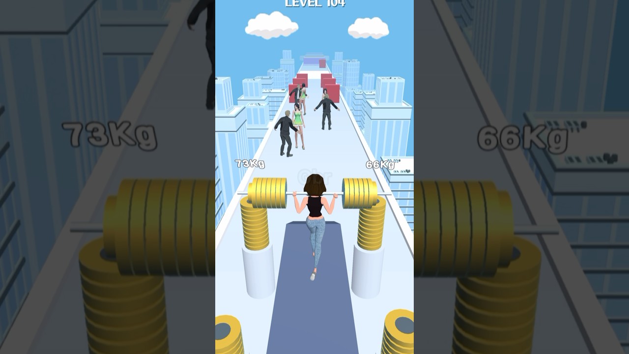 Weight Runner 🏃‍♀️ 3D Level-104 🤪 gameplay 