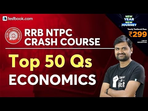 RRB NTPC | Top 50 Economics Questions | Railway NTPC General Awareness Classes by Pankaj Sir
