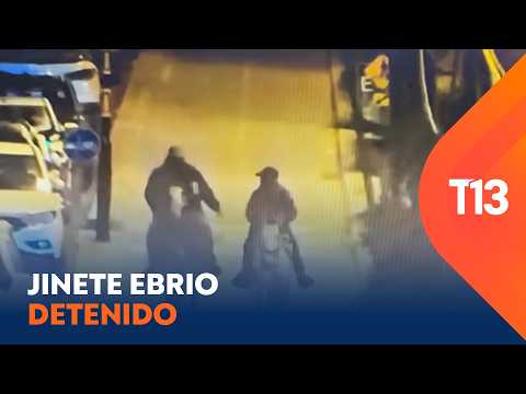 Hombre ebrio se escapa a caballo de Carabineros en La Serena