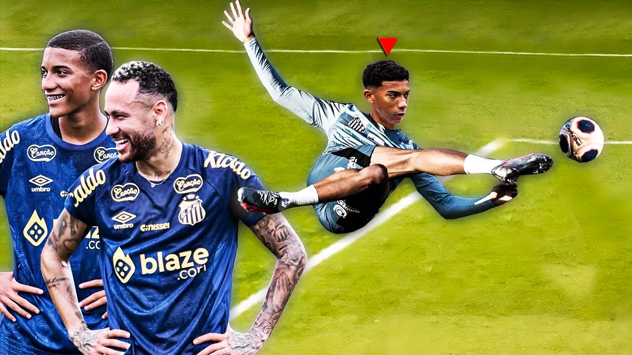 O Filho do Robinho JOGA "MELHOR" Que o Pai