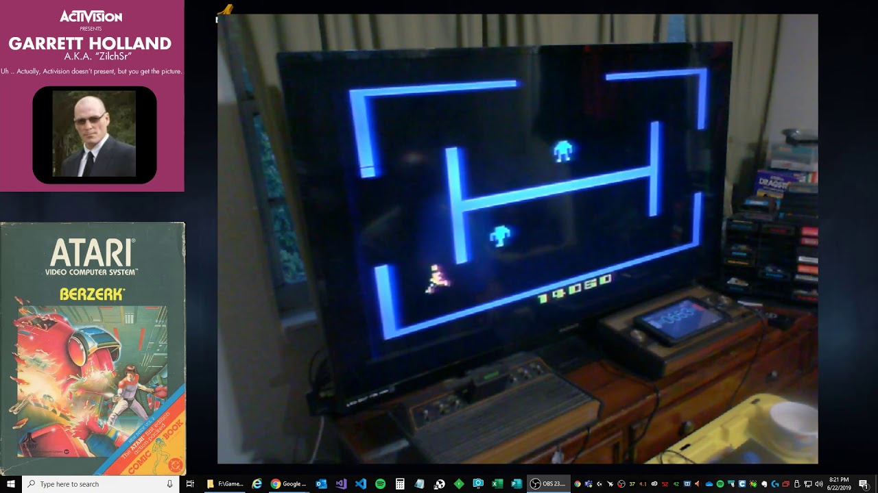 Berzerk Atari 2600 NTSC Game 5 50 930 YouTube