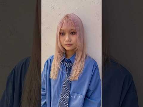 여리여리한 핑크염색💕