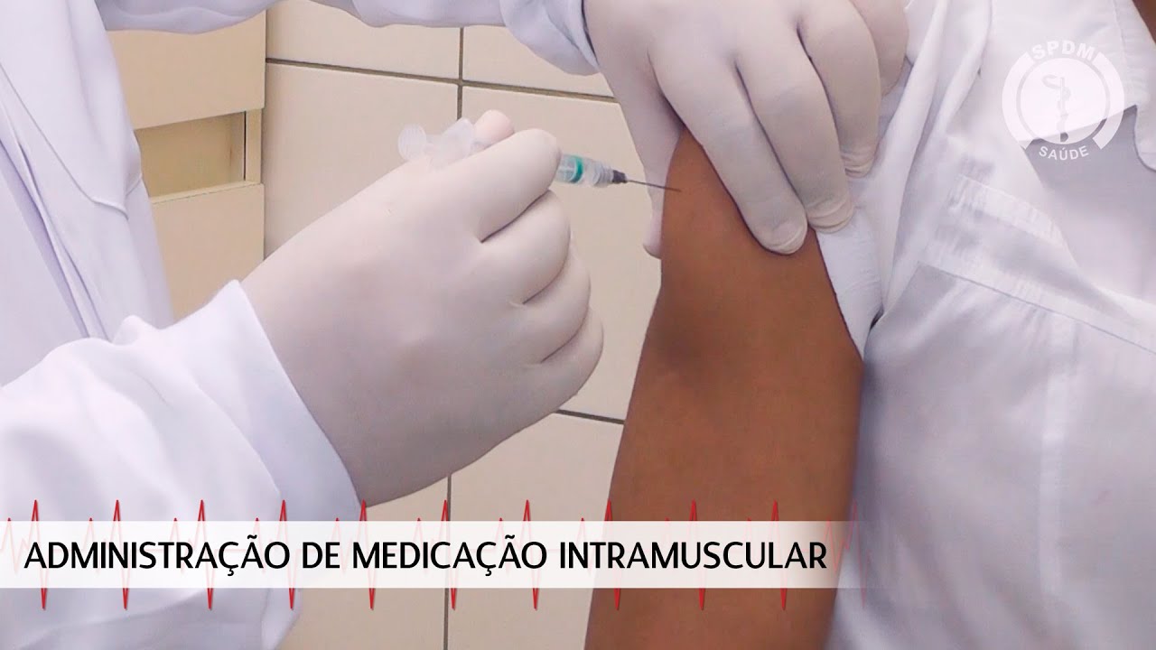 administração de medicação intramuscular