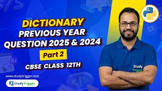 Dictionary | Previous Year Questions | Part 2 | CBSE Class 12 Python | Quick Revision 2026