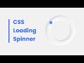 Neumorphism Loading Spinner in HTML & CSS | CSS Animations