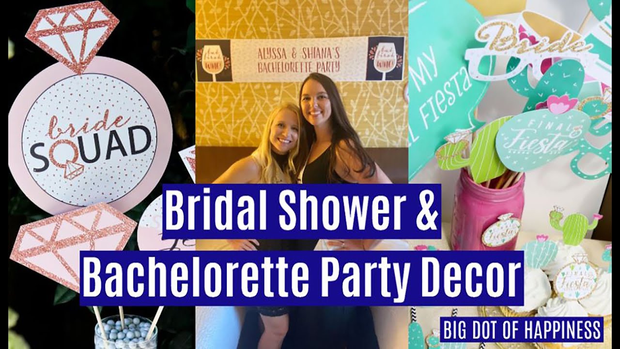 Bridal Shower & Bachelorette Party Theme Ideas - Decor, Favors & Games | Big Dot of Happiness