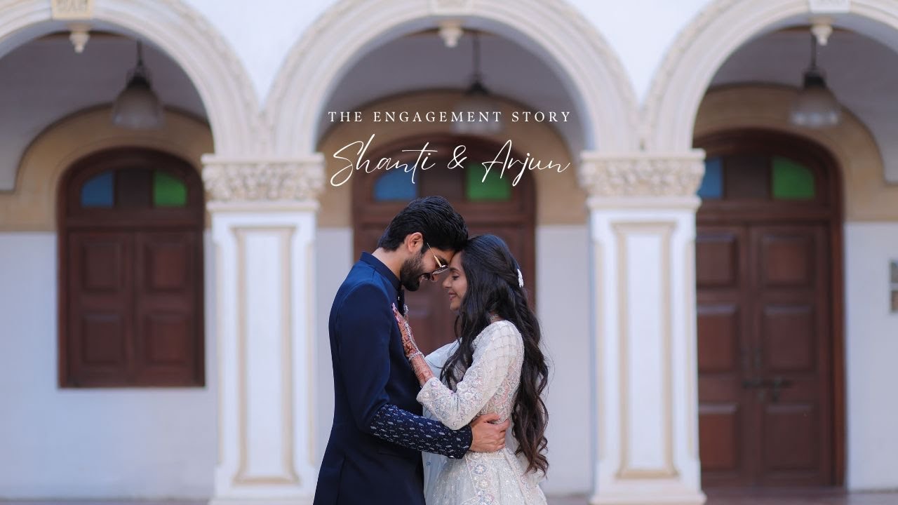 Best Engagement Highlights 4k | Shanti & Arjun |by Jenish Films